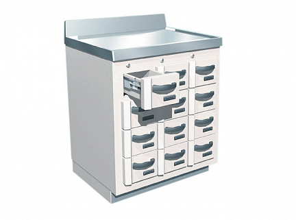 Экранированный шкаф для хранения радиоактивных изотопов Lead-Lined Radioisotope Storage Cabinet